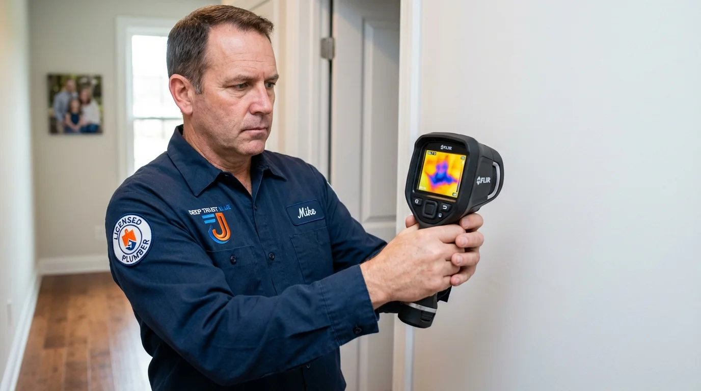 Thermal imaging leak detection by Johns Plumbing LLC in Crested Butte